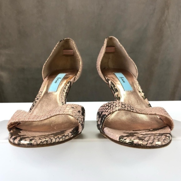 Marciano rose gold python print heels Size 6 - Picture 11 of 11